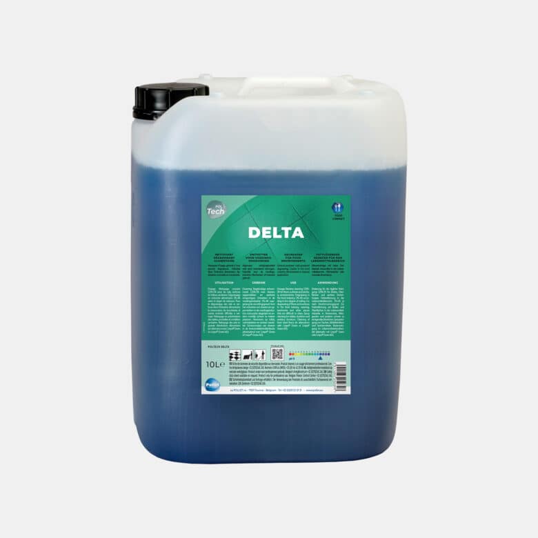 PolTech Delta ontvettend reinigingsmiddel voor de voedingssector